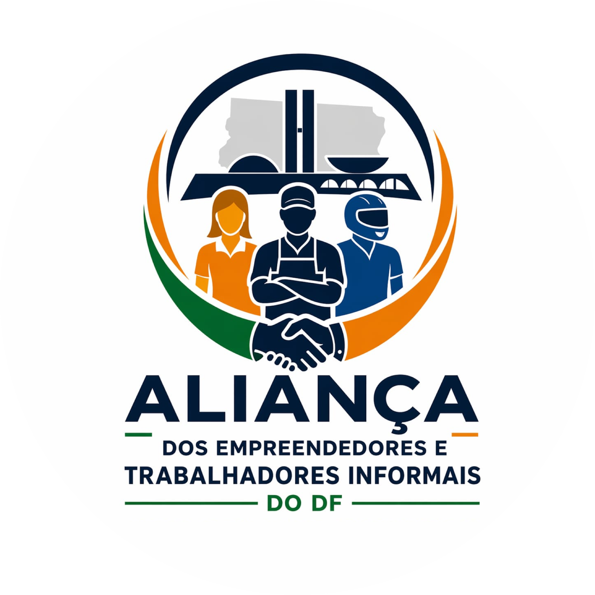 Logo da AETI - Aliança dos Empreendedores e Trabalhadores Informais do DF, movimento de Diolan Rocha
